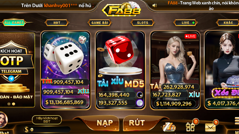 Sở hữu kho game bài đổi thưởng đa dạng, hấp dẫn